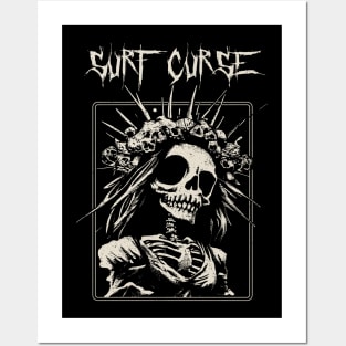 surf curse spooky bride Posters and Art